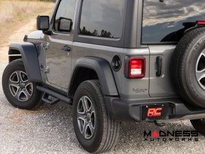 Jeep Wrangler JL Side Steps - Nerf Steps - Rough Country - 2 Door Jeep Wrangler JL Side Steps - Nerf Steps - Rough Country - 2 Door